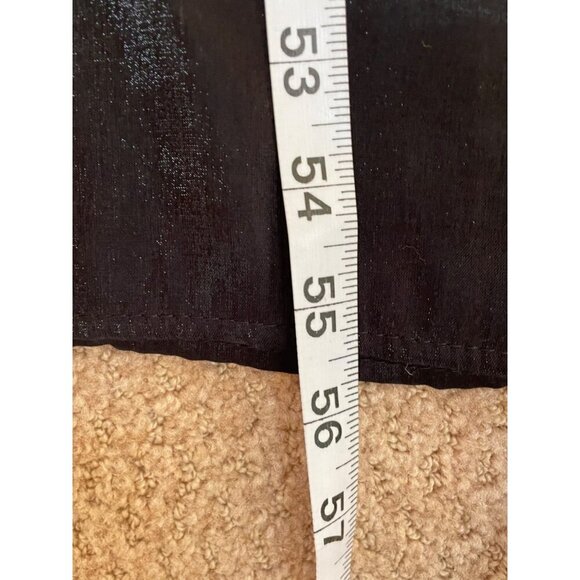 Coco + Juan Maxi Asymmetrical Black Navy Long Sleeve Dress - Picture 9 of 11